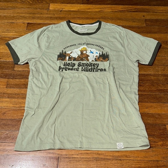 The Landmark Project Other - Landmark Project Unisex Smokey the Bear Tee, Large